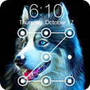 Husky ART Pet Dog Pup Wallpapers HD PIN Lock APK