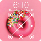 Pink Tasty Donuts Baking Lock Screen Password иконка