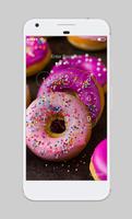 Pink Tasty Donuts Baking Lock Screen Password स्क्रीनशॉट 1