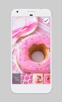 Pink Tasty Donuts Baking Lock Screen Password 스크린샷 2