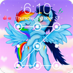 ”Pony Love Valentine Rainbow AppLock Security