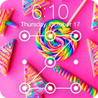 Yummy Delicious Sweets Fruits Lock Screen-icoon