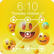 Yellow Emoticon Smiley Emoji HD Lock Security