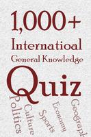 International General Knowledge Quiz Affiche