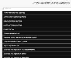 برنامه‌نما International Organizations عکس از صفحه