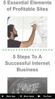 برنامه‌نما Internet Business - How To Start Online Income? عکس از صفحه