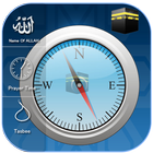 Muslim Prayer time alarm Qibla icône
