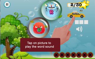 Bubble Words: Kids  Learning اسکرین شاٹ 2