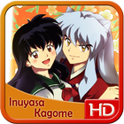 Inuyasha and Kagome Wallpaper أيقونة