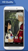 Inuyasha and Kagome Wallpaper تصوير الشاشة 2