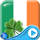 Irish Flag 3d Wallpaper icône