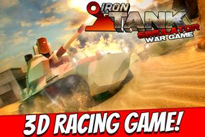 Iron Tank Simulator War Game Affiche