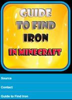 Guide to Find Iron (Minecraft) capture d'écran 1