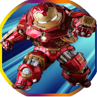 Iron Red super hero-icoon