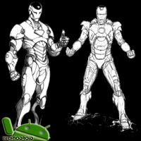 Best Anime Iron Man Sketch 截图 1