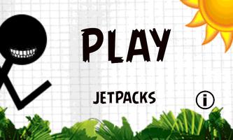 Stickman Jetpack постер