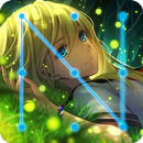 Anime Girl Art PIN AppLock APK