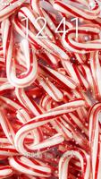 Candy Cane Xmas App Lock Affiche