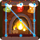 Christmas Fireplace App Lock Zeichen