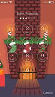 Christmas Fireplace App Lock screenshot 1