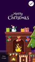 Christmas Fireplace App Lock capture d'écran 2