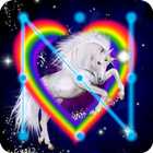 Unicorn Fairy Colorfull Horse AppLock-icoon