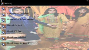 برنامه‌نما Mehndi Songs Videos عکس از صفحه