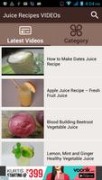 Juice Recipes VIDEOs capture d'écran 1