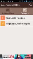 Juice Recipes VIDEOs capture d'écran 2