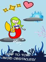 Mermaid Swim Jump Game imagem de tela 3