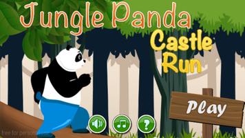 Jungle Panda Castle Run Affiche