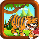 Jungle Super Tiger Run icône