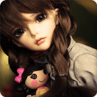 Cute Doll Wallpaper HD icône