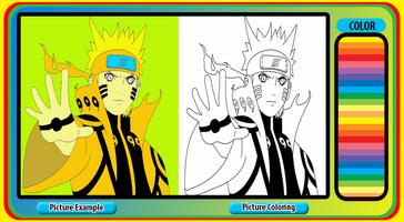 How To Color NARUTO poster