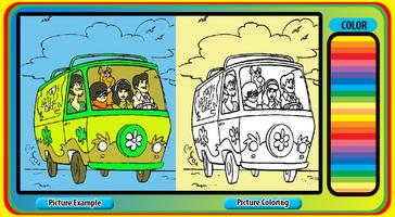 How To Color SCOOBY DOO 스크린샷 1
