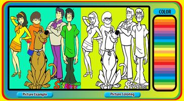 How To Color SCOOBY DOO স্ক্রিনশট 2