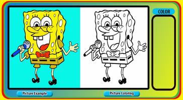 How To Color SpongeBob And Friends Affiche