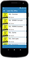 Learn SQL Offline الملصق