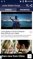 Justin Bieber Songs, Albums, Video songs スクリーンショット 1