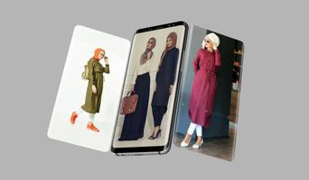 جديد ملابس محجبات - صور فساتين محجبات 2019 poster