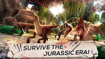 Simulasi Dinosaur Jurassic 3D syot layar 3