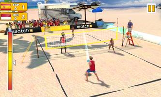 Voleibol de Praia 3D imagem de tela 1