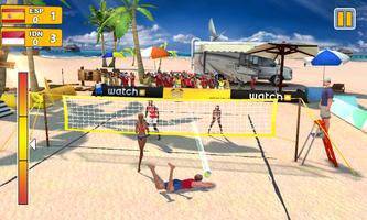 Voleibol de Praia 3D imagem de tela 3