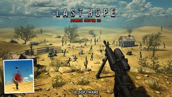 Last Hope - Zombie Sniper 3D captura de pantalla 2