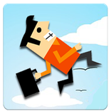 회사원 멀리 던지기