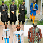 Chemise pagne et habillement homme africain icône