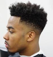 Black men hairstyles and Baby boy hair cut Affiche