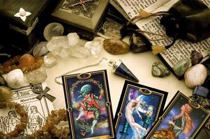 Crystal ball fortune teller Cartaz