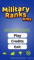 Military Ranks: Army poster