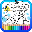 Livre de coloriage de sirènes